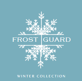This unique logo shows a show flake with the Title Frost Guard
